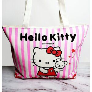 Hello Kitty  Large Portable Shoulder Tote Bag pink purse